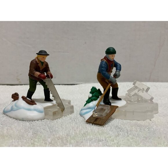 Dept 56 Blue Star Ice Harvesters New England Village Christmas Accessory - 1988 - Picture 8 of 10
